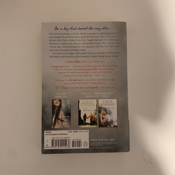 IF I STAY - Gayle Forman - Picture 2 of 2